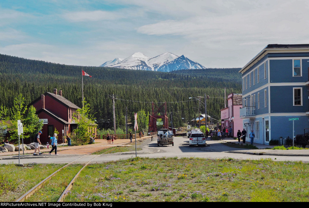 White Pass & Yukon Railroad's depot in Carcross, Yukon Territory, Canada